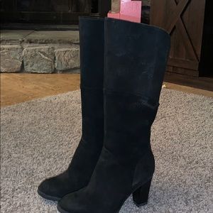 Timberland black leather boots